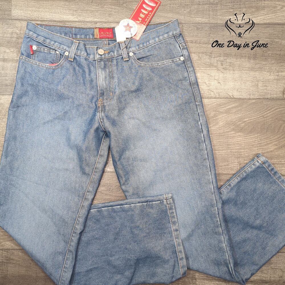Level 99 Light Blue Straight Leg Jeans